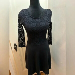 Black lace Skater dress | H&M Divided size 8 beautiful dress